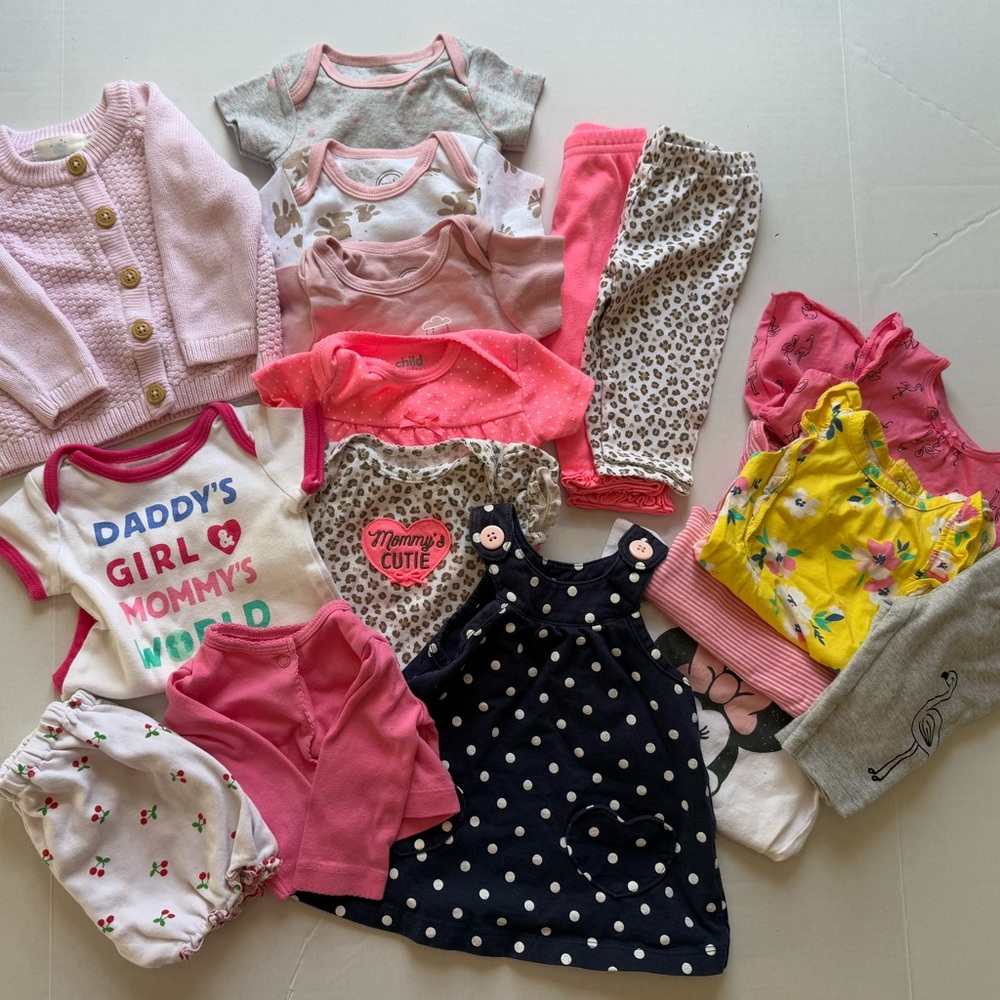 Carter's Kids Matching Sets - Pink, Gray, Yellow, Navy
